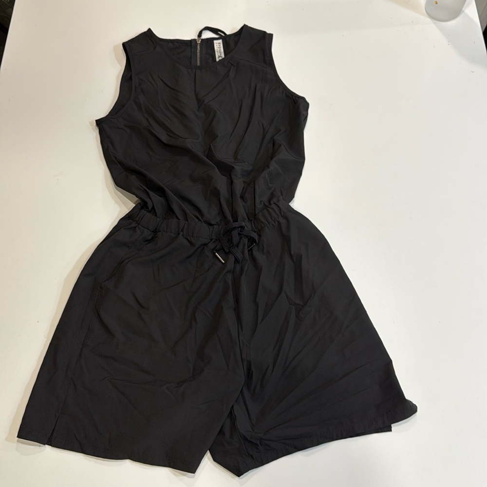 Black Shorts Romper - Size Small